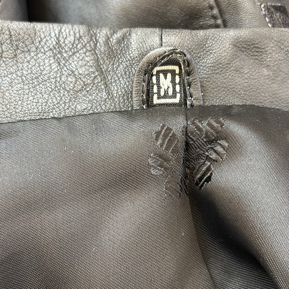 Vintage 80s Leather Patch Work Club Jacket - Picture 12 of 12